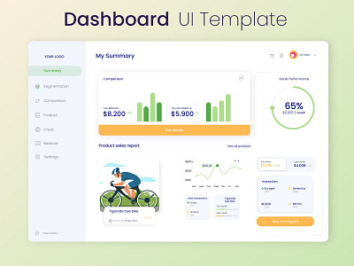 Dashboard UI Design 3d branding graphic design logo ui