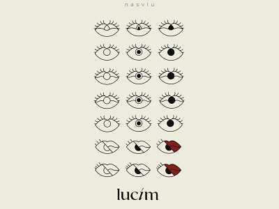 Variations of the logo for the cosmetics brand