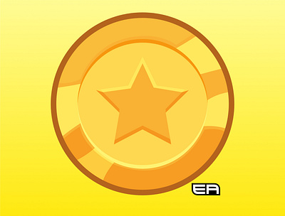 Star Coin orange