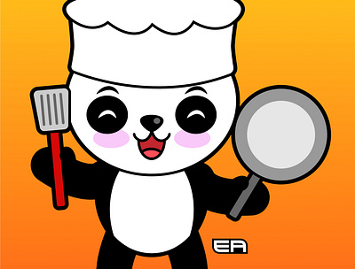 Cute Panda Chef adorable