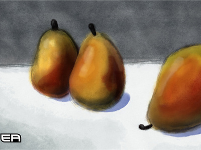 Pears drawing