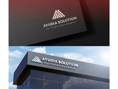 Logo Ayudia Solution CV. Ayudia Azra Mandiri branding graphic design logo motion graphics