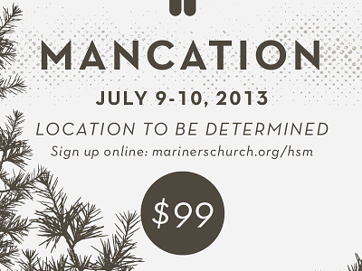 mancation save the date
