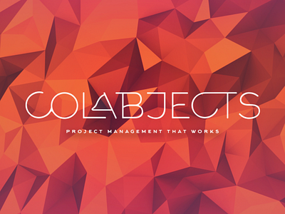 colabjects logo branding colab custom design flag graphic design interface logo logo development management projects type