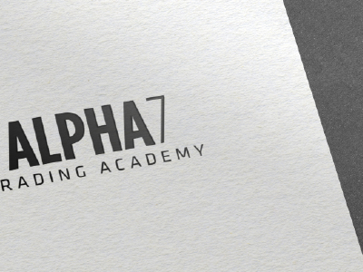 alpha7 mockup 7 alpha branding design logo mockup negative seven trading wolf