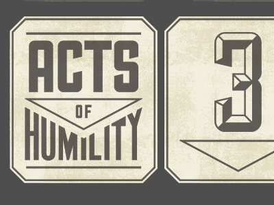 Acts of Humility - Exploration badge