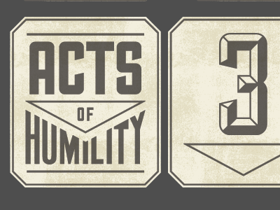 Acts of Humility - Exploration