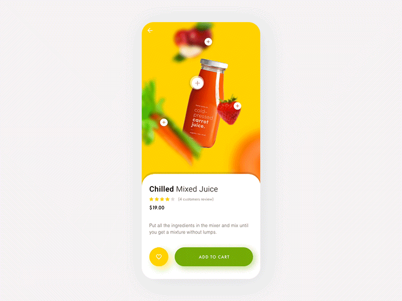 Juice App Design