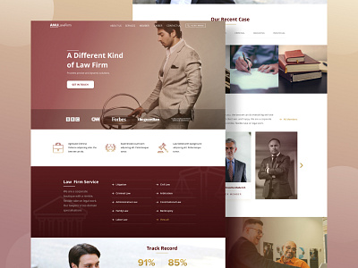 Law Firm Home Page clean design desktop law law firm lawyer ui ux website