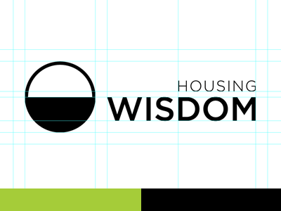 WISDOM architecture branding corporate identity logo