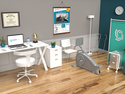 Doctors Office - 3D Branded Mockup