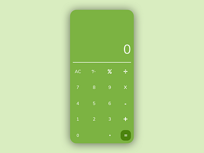 Calculator UI design calculator design daily ui design graphic design mobile apps design mobile calculator design photoshop ui uiux user interface design web design