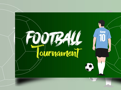 Football Tournament Poster Illustration animation branding design fifa footbaal graphic design illustration logo photoshop qatar 2022 tournament typography ui ux vector worldcup