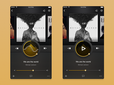 Music player interface