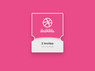 3 Dribbble Invites