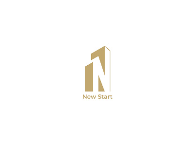 New Start Logo Design - شعار شركة New Start building logo buildings buildings logo company logo investment logo logo logo design logos logotype n logo new logo real estate real estate company real estate logo start logo