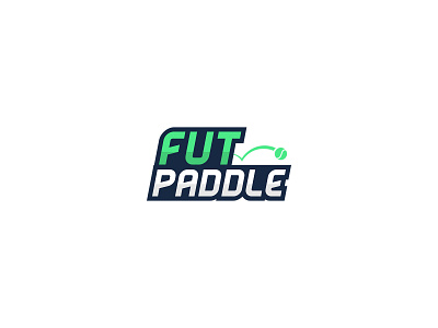 Fut Paddle logo design - تصميم شعار فوت بادل fut fut logo logo logo design logo for download logos logotype paddle paddle logo padel padel logo tennis tennis logo
