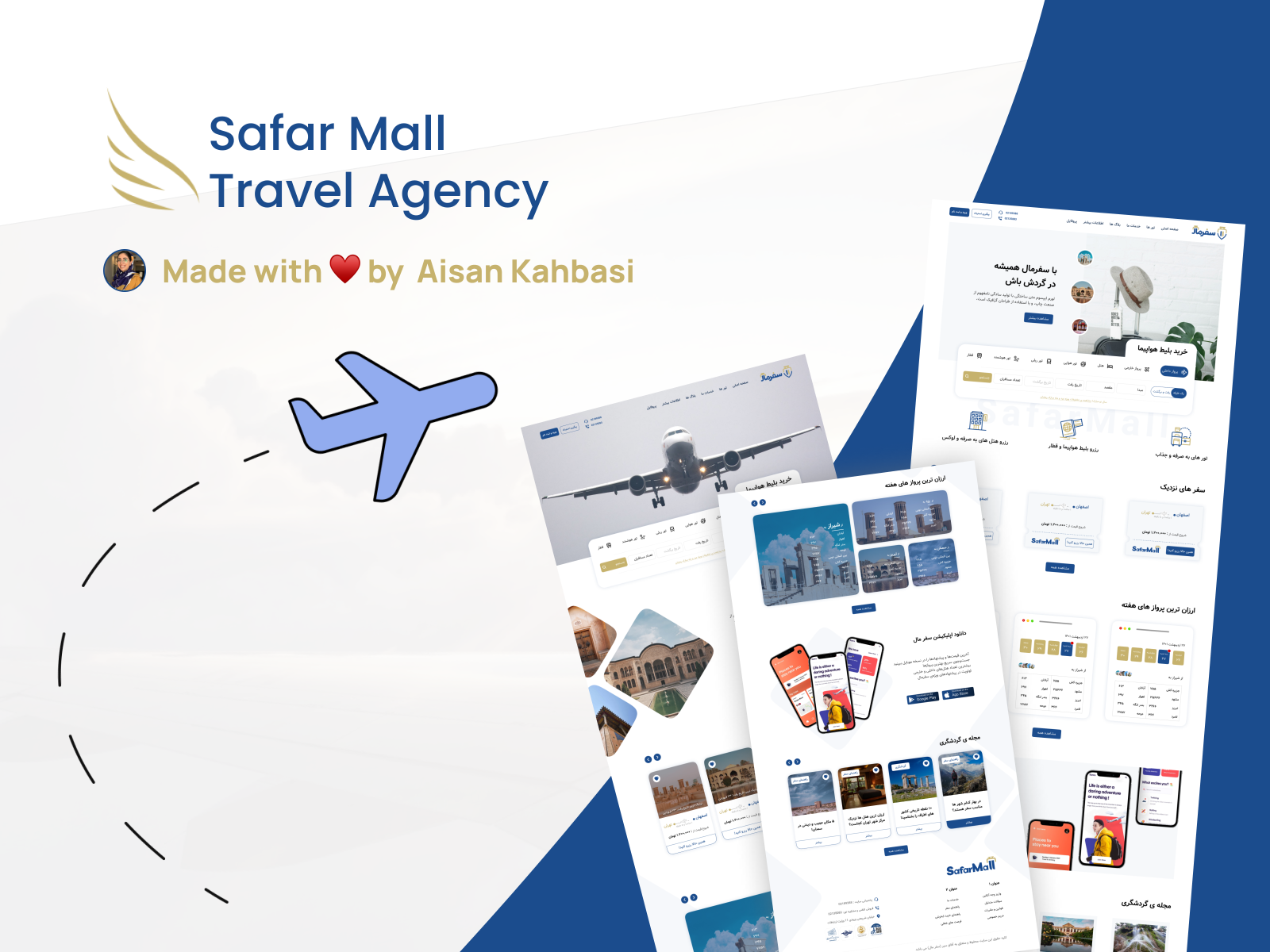 Safar Mall _ Travel Agency by aisankahbasi on Dribbble
