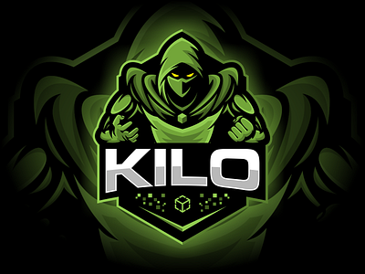 Kilo Hacker Mascot Logo