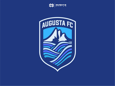 Augusta FC branding club design design graphic design logo football graphic design icon illustration logo logo design shield sport logo sports team vector