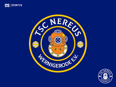 TSC NEREUS branding design design logo esport logo graphic design icon illustration logo logo design sport logo sports teamclub vector volleyball