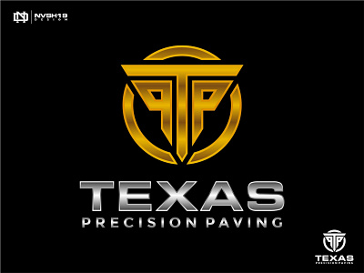 Texas Precision Paving branding design fitness graphic design gym health icon illustration logo sport logo sports strong training vector