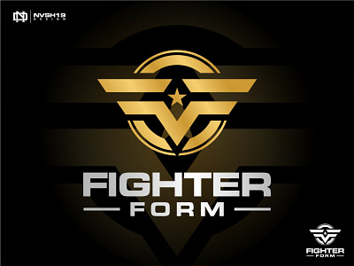 Fighter Form branding design fit fitness graphic design gym health icon illustration logo sports training vector