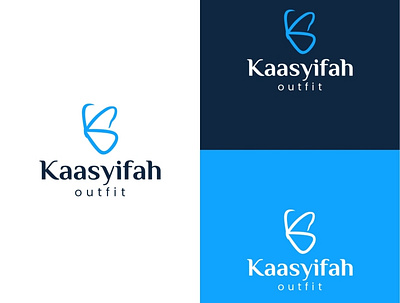 Kaasyifah Outfit brand branding design graphic design hijab icon illustration islamic logo look moslem outfit style syari vector women