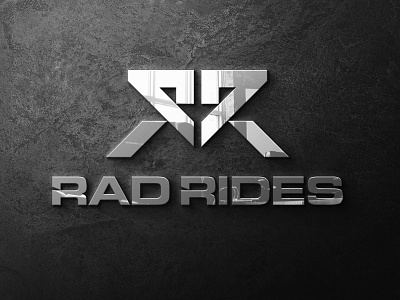RAD RIDES branding design fitness graphic design icon illustration logo sports strong typography vector
