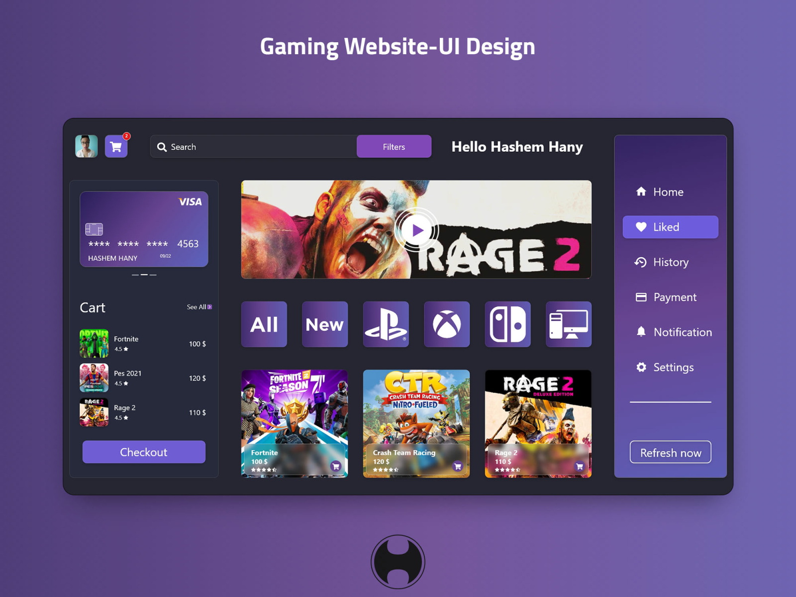 gaming-website-by-hashem-hany-on-dribbble