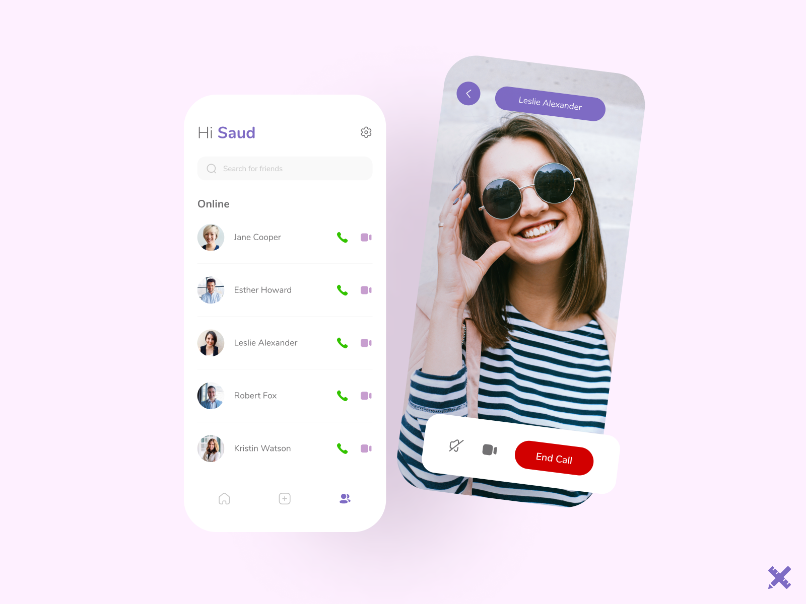 Video Call App By Saud Ali On Dribbble