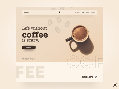 Coffee Shop Landing Page