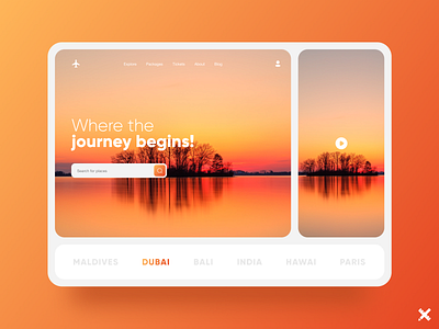 Travel Web Design branding clean colors design dribbble dribbble best shot landing page minimal product travel typography ui uidesign uiux ux uxdesign uxui webdesign website