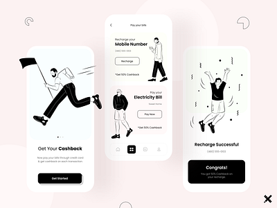 Cashback App Design app app design cashback app clean colors design dribbble dribbble best shot illustration minimal mobile product ui uidesign uiux ux uxdesign