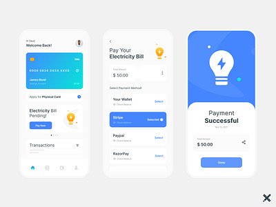 Fintech App Design app branding clean colors design dribbble dribbble best shot fintech minimal mobile payment app product typography ui uidesign uiux ux uxdesign wallet app