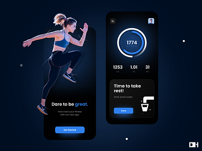 Fitness App Design clean colors design dribbble dribbble best shot fitness app gym app mobile mobile app product typography ui uidesign uiux uiuxdesign ux uxdesign workout