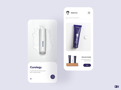 Curology Skin Care App Design