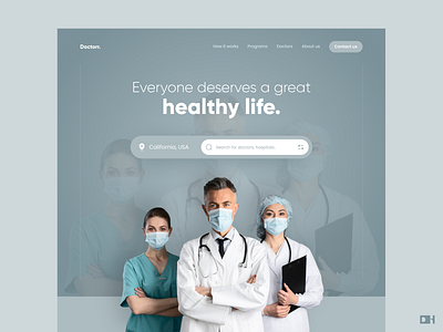 Doctor Design app design branding clean colors design doctor dribbble dribbble best shot landing page medical minimal mobile product ui uidesign uiux ux uxdesign webdesign website