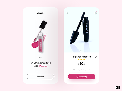 Cosmetics Product App Design