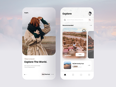 Travel App Design