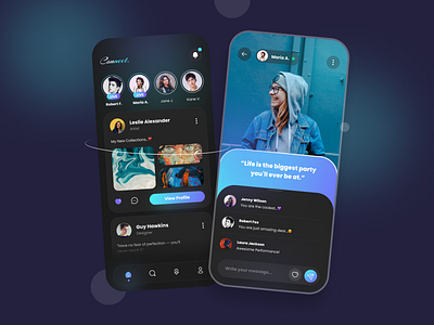 Social Media App Design