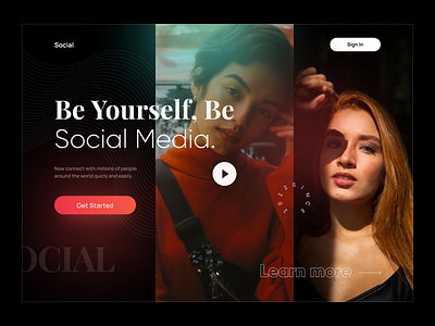 Social Media Landing Page