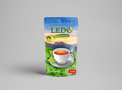 Tea Pouch For LEDO design graphic design illustration packaging pouch tea