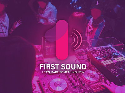 Music App Logo "FIRST SOUND"