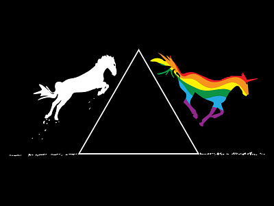 She's got you high color spectrum horse prism rainbow unicorn