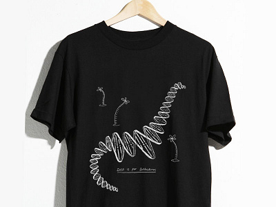 DNA dinosaur dna skitchman t shirt