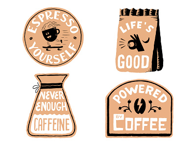 Coffee Set branding handlettering illustration inspiration lettering merch design skitchism t shirt typography vintage