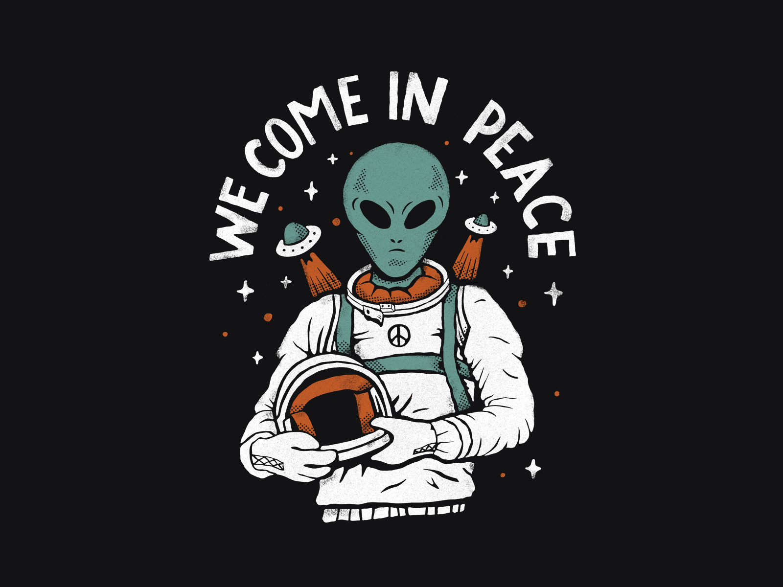 Come in Peace by Sansroom on Dribbble