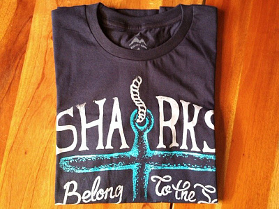 Belong To The Sea campaign sharks skitchism t shirt