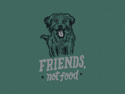 Friends artwork campaign dogs illustration lettering